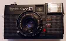 Konica C35 EF P con obiettivo Hexanon 38mm. Per collezionisti