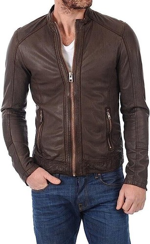 Giacca uomo slim fit - , biker