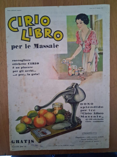 Cirio libro massaie - libro,