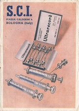 23-36B STABILIMENTI CHIRURGICI ITALIANI BOLOGNA S.C.I SIRINGHE STAMPA PROPAGANDA