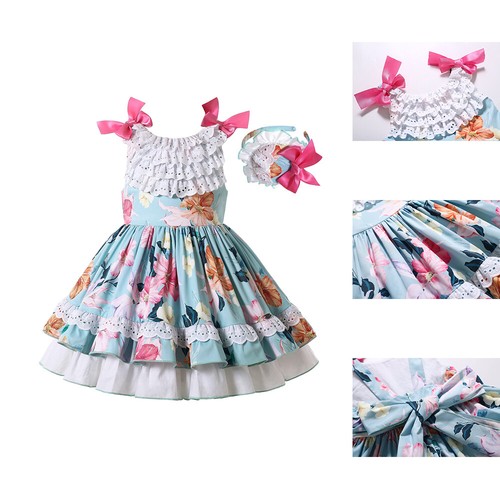 Abito bambina pizzo - abito,