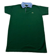 Polo Lacoste in cotone verde