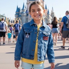 Giacca camionista denim Disney