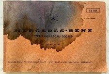 Mercedes Benz Type 250S-250SE-300SEb “Catalogo A”.  Schemi. Anno 1965