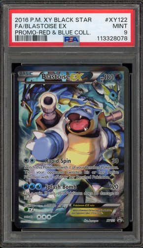 Pokemon blastoise rosso - pokemon, ex