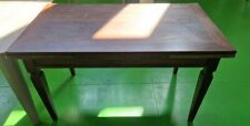 TAVOLO 140x80 ALLUNGABILE A 220 CM IN LEGNO SCURO DI SECONDA MANO DA CUCINA