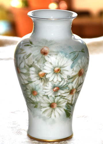 Vaso porcellana dipinto - vaso,