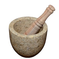 Mortaio in Marmo Marrone