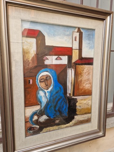 Quadro olio tela a - olio, su