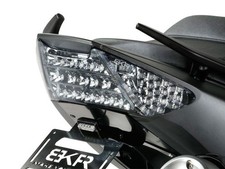 Parafango posteriore con illuminazione Yamaha TMAX 500 2008 2009 2010 2011 nero