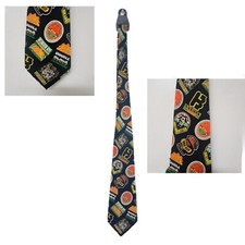 Mens Redhook Brewery Tie Craft Beer Logo Frat Party Funny Novelty Silk Necktie