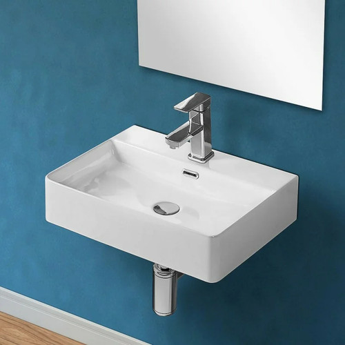 Lavabo sospeso rettangolare