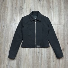 Versace Jeans Couture Giacca Logo Olografico Grigio Donna Taglia M 