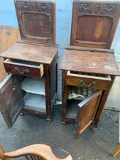 COMODINI VINTAGE LEGNO UNA