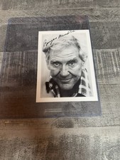 BURGESS MEREDITH firmato 5x7