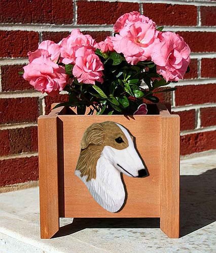 Borzoi fioriera vaso - fioriera,