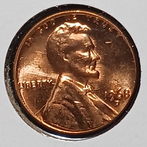 1968 one cent - cent, unc