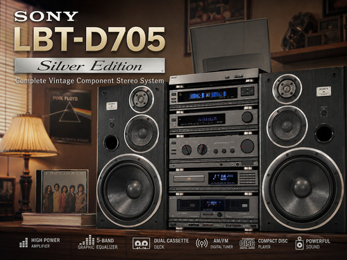 Sony lbt d705 silver - sony,