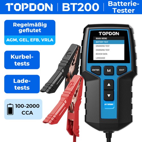 Topdon tester batteria - tester,