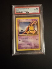 Pokemon Abra Set Base Prima Edizione #43 PSA 8 Mint-Nm First