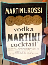 2 ETICHETTE Liquori MARTINI &