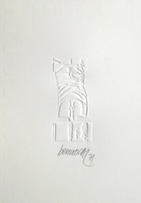 BERROCAL CARLOS  MIGUEL BELLISSIMO BASSORILIEVO FIRMATO E DATATO 1971.