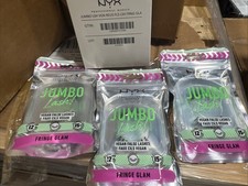 NYX Jumbo Lash! 3 CONFEZIONI! Ciglia finte vegane - FRINGE GLAM