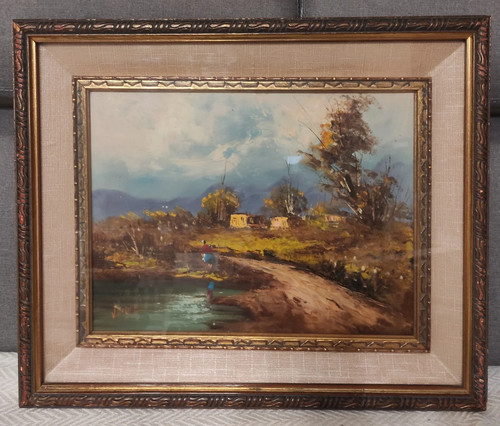 Quadro dipinto olio - quadro,