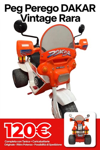 Moto elettrica peg perego - elettrica,