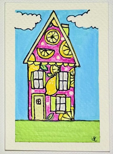 Originale aceo art pink - originale,