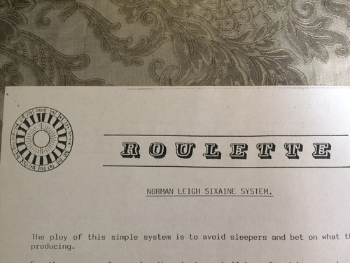 Roulette the norman leigh - norman,