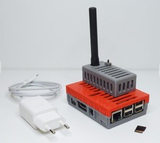 Hotspot MMDVM DMR Hat + Raspberry Pi con Antenna e alimentatore