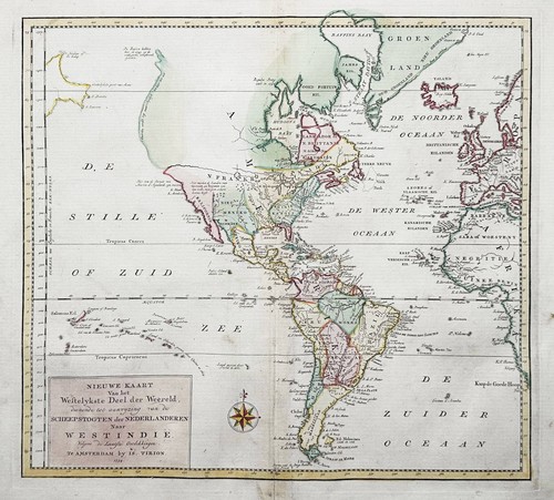 Mappa dell america - mappa, nord