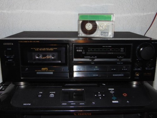 Aiwa cassette tape recorder - cassette,