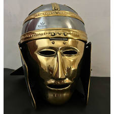 Roman Cavalry Man Face Helmet