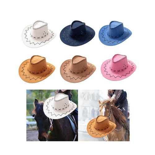 Cappello cowboy pelle - da, in