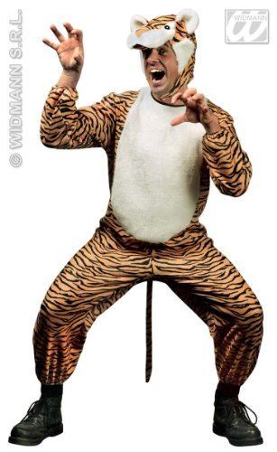 Costume tigre uomo flanella - costume, s