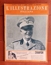 Militaria WW2  L'ILLUSTRAZIONE ITALIANA 1935 Capo Di STATO MAGG. BADOGLIO