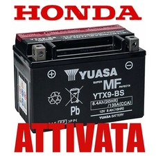 Batteria Yuasa YTX9 BS Honda NX Dominator/650 1988 1989 1990 1991 2002 ATTIVATA