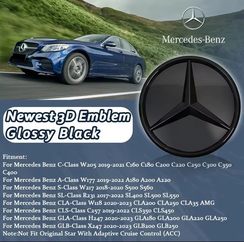Logo stemma mercedes w205 - c, a