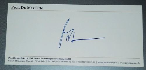 Autograph max otte economy - autograph,