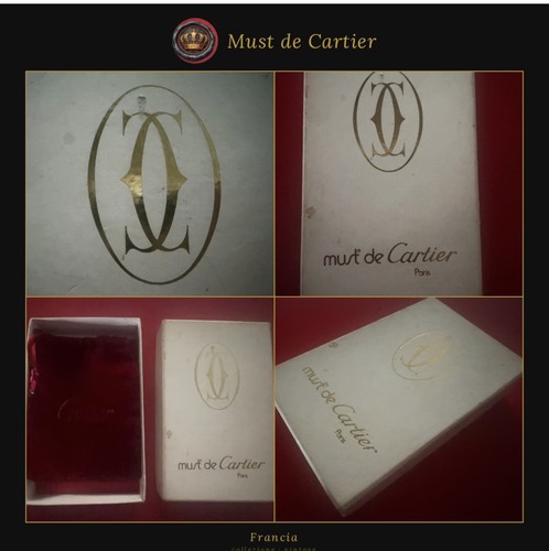 Cartier scatola box must - must, de
