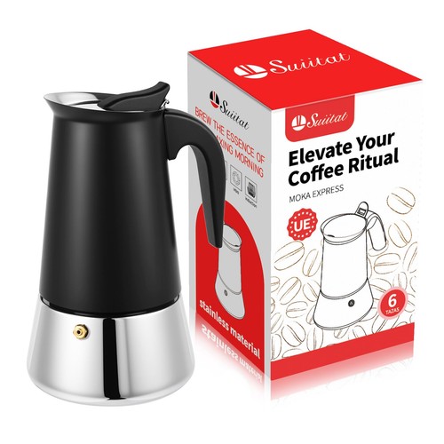 Cup 6oz moka pot stovetop - cup,