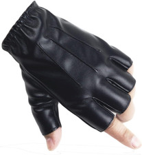 Guanti Pelle Senza Dita -