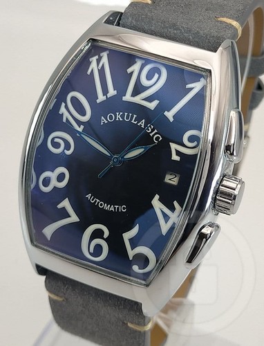 Orologio tonneau meccanico - meccanico, di
