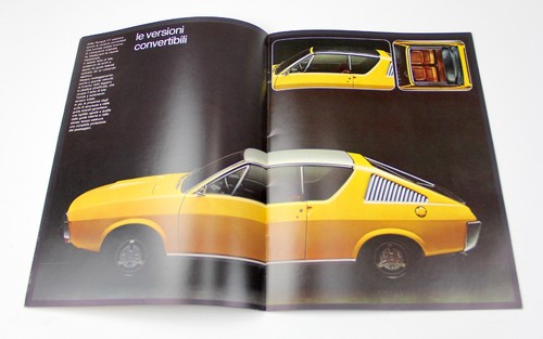 Renault vintage brochure 1970 - vintage,