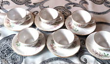 Servizio caffè Richard Ginori da 6 tazzine piattini vintage