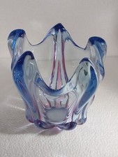 originale vaso di Murano rosa