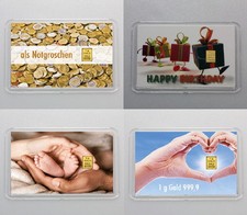 Lingotto oro 1 gr 999 regalo