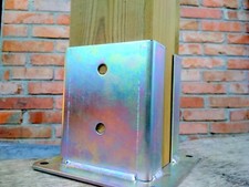 Supporto per travi in legno, staffa portapilastro per morali 9x9 e 12x12 cm